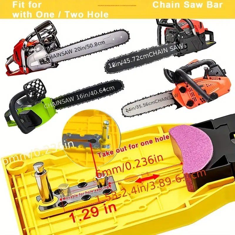 Hainsaw Teeth Sharpener, Portable Chain Saw Sharpener Tool, Chainsaw ...